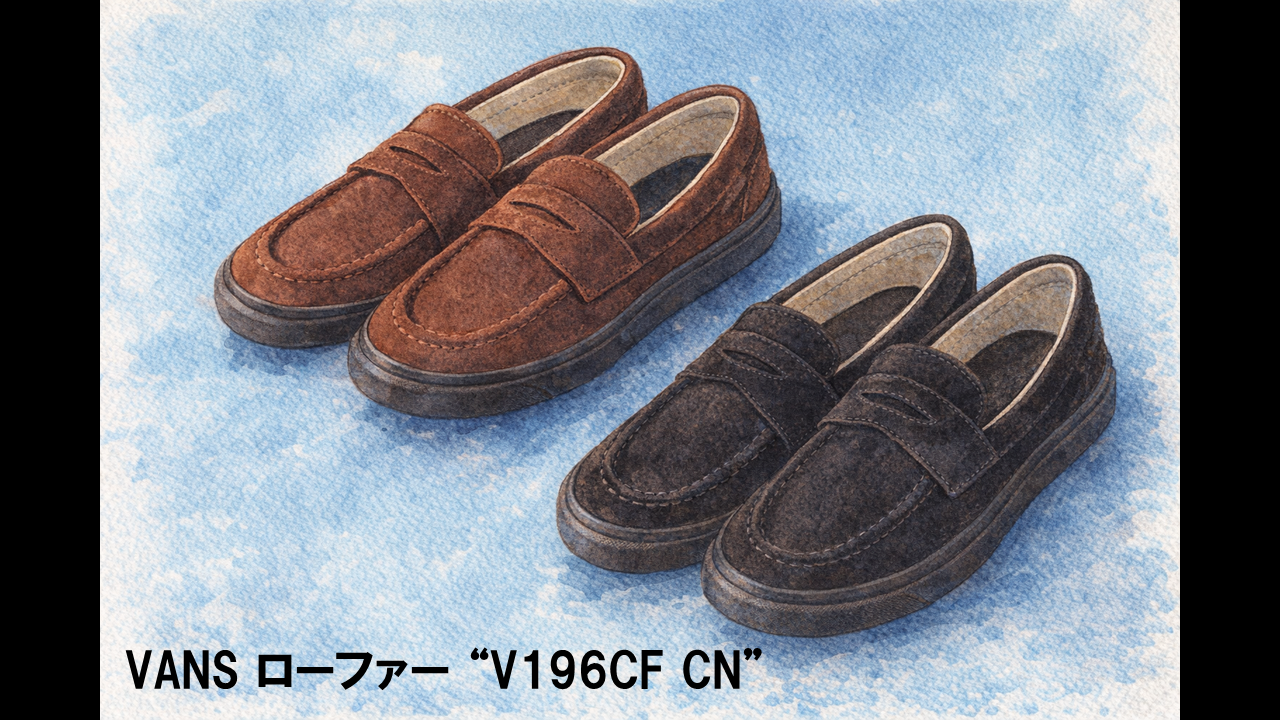 Vans】“ローファー V196CF CN” サイズ感を徹底解説｜スニーカー派でも 
